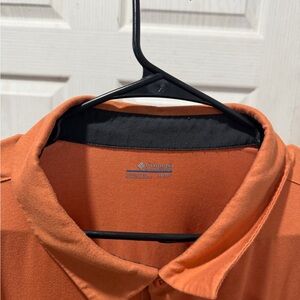 Columbia Men's Tech Trail Polo (Vibrant Orange)